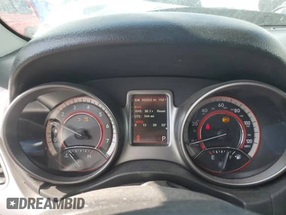 2017 Dodge Journey Crossroad Plus with VIN 3C4PDDGG1HT574554, listed as a Copart auction lot 65150985 with 202,352 mi miles and Clean title. Bid and sale history available at DreamBid. Image 9.