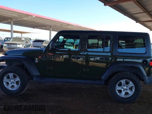 2022 Jeep Wrangler Unlimited Sport S с VIN 1C4HJXDG1NW132866, выставлен на аукционе IAAI как лот 43436459 с пробегом 56 107 миль миль и . История ставок и продаж доступна на DreamBid. Изображение 15.