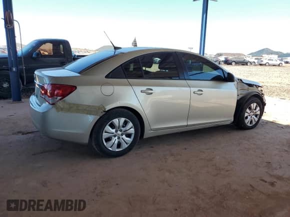 2013 Chevrolet Cruze LS with VIN 1G1PA5SH8D7156255, listed as a Copart auction lot 86858155 with 133,844 mi miles and Salvage title. Bid and sale history available at DreamBid. Image 3.