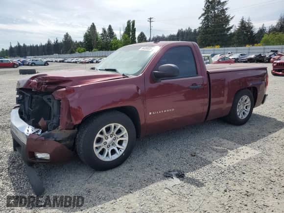 2009 Chevrolet Silverado 1500 Work Truck with VIN 1GCEC14X29Z218430, listed as a Copart auction lot 56406835 with 170,868 mi miles and Salvage title. Bid and sale history available at DreamBid. Image 1.