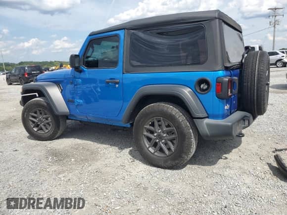 2023 Jeep Wrangler Sport с VIN 1C4GJXANXPW533155, выставлен на аукционе Copart как лот 70827795 с пробегом 45 569 миль миль и Списание • Salvage title. История ставок и продаж доступна на DreamBid. Изображение 2.