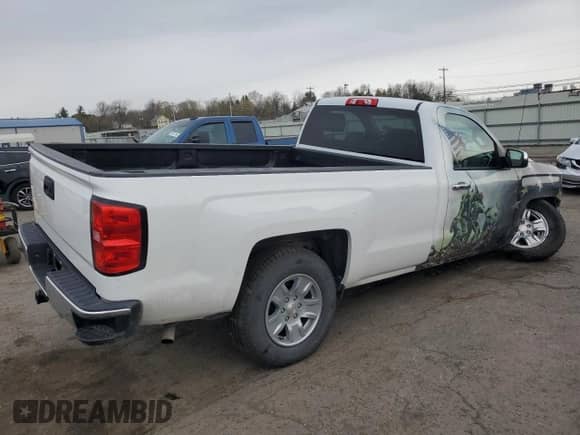 2018 Chevrolet Silverado 1500 LT with VIN 1GCNKREC5JZ293298, listed as a Copart auction lot 52577775 with 38,094 mi miles and Salvage title. Bid and sale history available at DreamBid. Image 3.