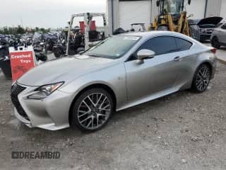2017 Lexus RC 300 z VIN JTHSM5BC9H5002800, wystawiony jako Copart lot #55964014 z przebiegiem 86 154 mil mil oraz Szkoda całkowita • Salvage title. Historia ofert i sprzedaży dostępna na DreamBid. Obrazek 1.