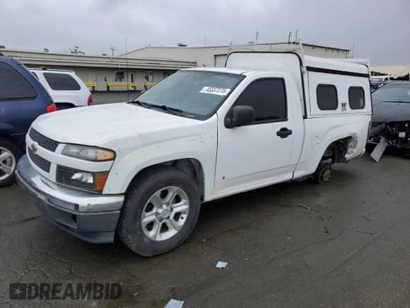 2009 Chevrolet Colorado Work Truck with VIN 1GCCS149398145750, listed as a Copart auction lot 45337275 with 173,505 mi miles and Salvage title. Bid and sale history available at DreamBid. Image 1.