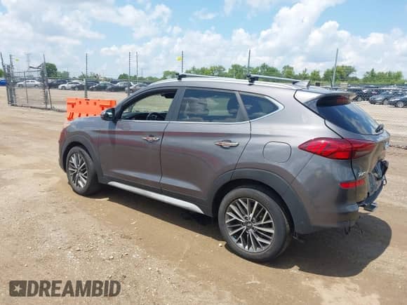 2021 Hyundai Tucson Ultimate with VIN KM8J3CALXMU338909, listed as a IAAI auction lot 42545582 with 31,059 mi miles and . Bid and sale history available at DreamBid. Image 3.