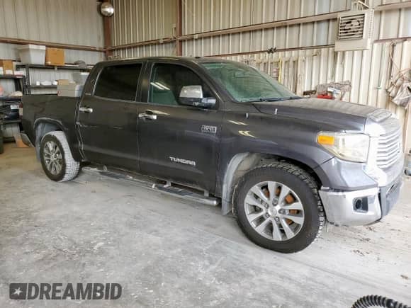 2017 Toyota Tundra Limited with VIN 5TFFW5F18HX227428, listed as a Copart auction lot 64666715 with 128,537 mi miles and Salvage title. Bid and sale history available at DreamBid. Image 4.