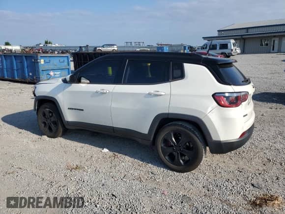 2018 Jeep Compass Latitude с VIN 3C4NJCBB9JT408214, выставлен на аукционе Copart как лот 67755695 с пробегом 91 046 миль миль и Списание • Salvage title. История ставок и продаж доступна на DreamBid. Изображение 2.