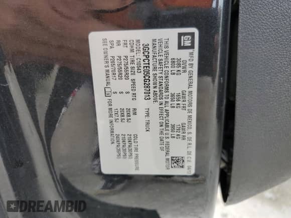 2012 Chevrolet Silverado 1500 LTZ z VIN 3GCPCTE05CG287013, wystawiony jako Copart lot #66115894 z przebiegiem 171 801 mil mil oraz Szkoda całkowita • Salvage title. Historia ofert i sprzedaży dostępna na DreamBid. Obrazek 12.