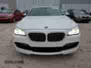 2013 BMW 7 Series 750i with VIN WBAYA8C54DC996569, listed as a Copart auction lot 74199774 with 107,871 mi miles and Salvage title. Bid and sale history available at DreamBid. Image 5.