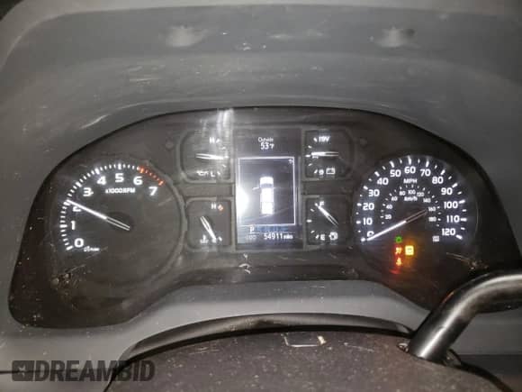 2019 Toyota Tundra SR с VIN 5TFUM5F19KX080802, выставлен на аукционе Copart как лот 87034514 с пробегом 54 911 миль миль и Списание • Salvage title. История ставок и продаж доступна на DreamBid. Изображение 9.