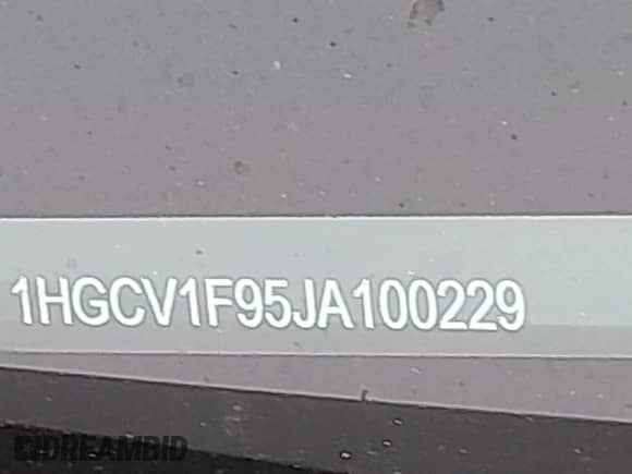 2018 Honda Accord Touring z VIN 1HGCV1F95JA100229, wystawiony jako IAAI lot #43109588 z przebiegiem 129 307 mil mil oraz . Historia ofert i sprzedaży dostępna na DreamBid. Obrazek 18.