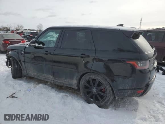 2018 Land Rover Range Rover Sport with VIN SALWR2RE0JA808234, listed as a Copart auction lot 42184865 with Not provided miles and Salvage title. Bid and sale history available at DreamBid. Image 2.