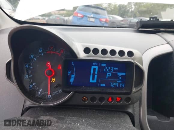 2012 Chevrolet Sonic LT with VIN 1G1JC5SH7C4103420, listed as a IAAI auction lot 43106787 with 72,914 mi miles and . Bid and sale history available at DreamBid. Image 7.
