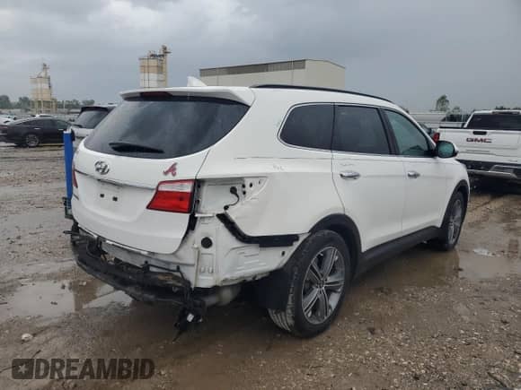 2016 Hyundai Santa Fe SE with VIN KM8SN4HF5GU144314, listed as a Copart auction lot 81198765 with 77,535 mi miles and Salvage title. Bid and sale history available at DreamBid. Image 3.