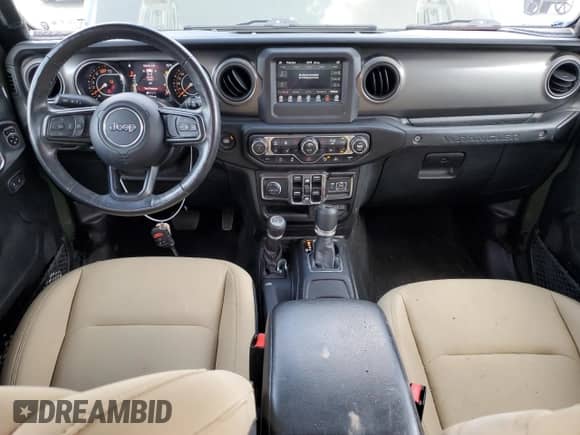 2021 Jeep Wrangler Unlimited Willys with VIN 1C4HJXDN3MW868947, listed as a Copart auction lot 80447825 with 41,226 mi miles and Salvage title. Bid and sale history available at DreamBid. Image 8.