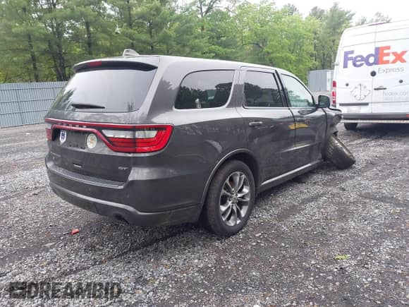 2019 Dodge Durango GT Plus with VIN 1C4RDJDG6KC770441, listed as a IAAI auction lot 42275509 with 121,254 mi miles and . Bid and sale history available at DreamBid. Image 4.