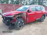 2020 Hyundai Santa Fe Limited with VIN 5NMS53AAXLH292134, listed as a IAAI auction lot 42994466 with 27,312 mi miles and . Bid and sale history available at DreamBid. Image 2.