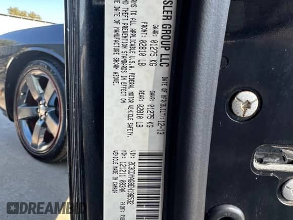 2014 Dodge Challenger SXT z VIN 2C3CDYAG8EH196532, wystawiony jako Copart lot #87491535 z przebiegiem 132 322 mil mil oraz Czysty tytuł • Clean title. Historia ofert i sprzedaży dostępna na DreamBid. Obrazek 10.