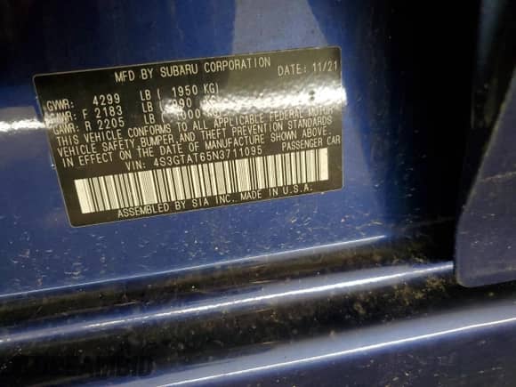 2022 Subaru Impreza Limited с VIN 4S3GTAT65N3711095, выставлен на аукционе Copart как лот 64940485 с пробегом 62 393 миль миль и Списание • Salvage title. История ставок и продаж доступна на DreamBid. Изображение 13.