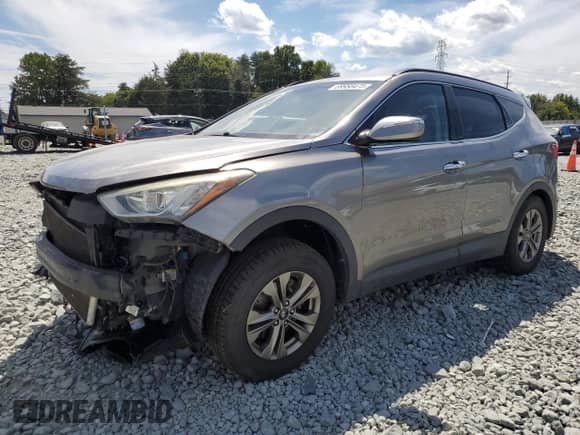 2016 Hyundai Santa Fe with VIN 5XYZU3LB5GG318758, listed as a Copart auction lot 69958475 with 167,424 mi miles and Salvage title. Bid and sale history available at DreamBid. Image 1.