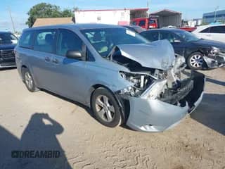 2016 Toyota Sienna L with VIN 5TDZK3DC4GS695422, listed as a IAAI auction lot 42695719 with 97,387 mi miles and . Bid and sale history available at DreamBid. Image 1.