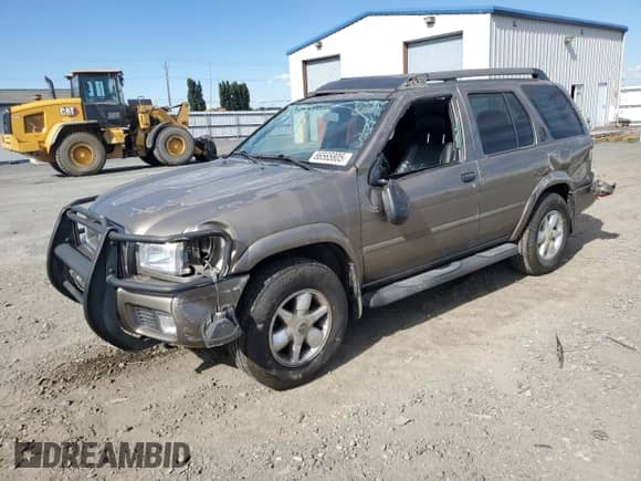 2002 Nissan Pathfinder SE with VIN JN8DR09Y02W729295, listed as a Copart auction lot 66565805 with 159,207 mi miles and Salvage title. Bid and sale history available at DreamBid. Image 1.