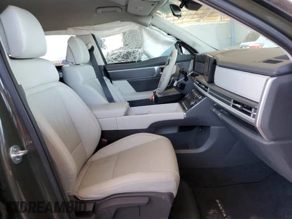 2024 Hyundai Santa Fe SEL with VIN 5NMP24G19RH000915, listed as a Copart auction lot 66232265 with 9,351 mi miles and Salvage title. Bid and sale history available at DreamBid. Image 7.