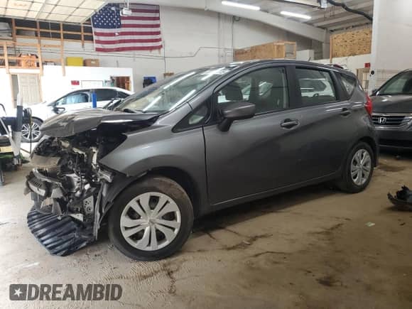 2017 Nissan Note SV z VIN 3N1CE2CP1HL377019, wystawiony jako Copart lot #69971215 z przebiegiem 43 432 mil mil oraz Szkoda całkowita • Salvage title. Historia ofert i sprzedaży dostępna na DreamBid. Obrazek 1.