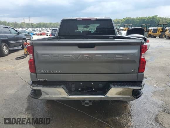 2022 Chevrolet Silverado 1500 LT with VIN 1GCPYJEK2NZ208035, listed as a Copart auction lot 62480315 with 43,148 mi miles and Salvage title. Bid and sale history available at DreamBid. Image 6.