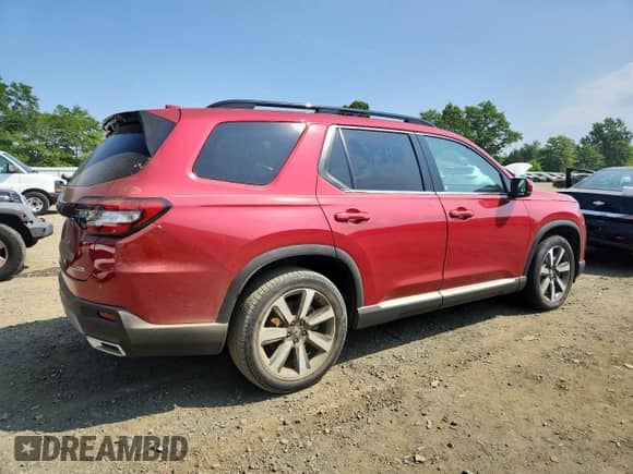 2025 Honda Pilot Touring с VIN 5FNYG1H75SB054940, выставлен на аукционе Copart как лот 66364875 с пробегом 11 103 миль миль и Списание • Salvage title. История ставок и продаж доступна на DreamBid. Изображение 3.