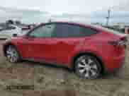 2021 Tesla Model Y Long Range with VIN 5YJYGDEE8MF072033, listed as a Copart auction lot 81556655 with 43,132 mi miles and Salvage title. Bid and sale history available at DreamBid. Image 2.