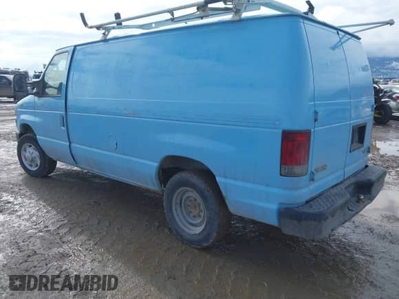 2008 Ford Econoline Cargo Commercial with VIN 1FTNE14W88DB57629, listed as a IAAI auction lot 41566660 with 167,399 mi miles and . Bid and sale history available at DreamBid. Image 3.
