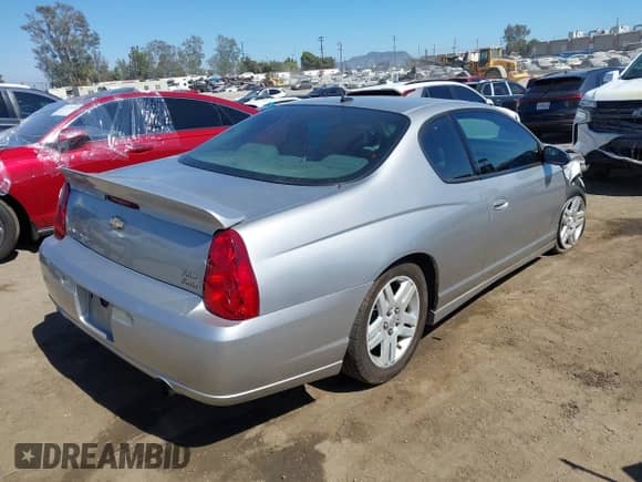 2006 Chevrolet Monte Carlo LTZ with VIN 2G1WN161969241225, listed as a IAAI auction lot 42677543 with 97,737 mi miles and . Bid and sale history available at DreamBid. Image 4.