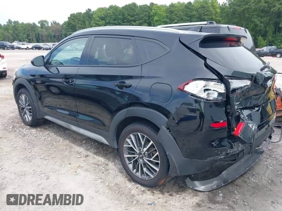 2021 Hyundai Tucson SEL with VIN KM8J3CAL9MU350176, listed as a IAAI auction lot 40178099 with 57,693 mi miles and . Bid and sale history available at DreamBid. Image 3.