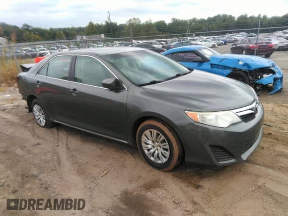 2014 Toyota Camry L with VIN 4T1BF1FK9EU848525, listed as a IAAI auction lot 43327119 with 163,899 mi miles and . Bid and sale history available at DreamBid. Image 1.