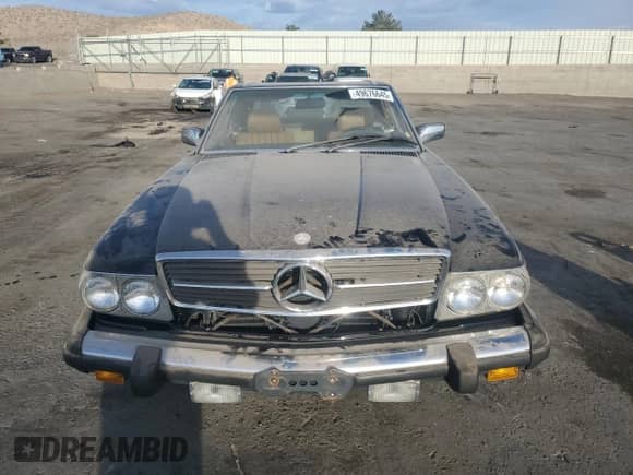 1985 Mercedes-Benz 380 with VIN WDBBA45C6FA018567, listed as a Copart auction lot 49676645 with 129,320 mi miles and Clean title. Bid and sale history available at DreamBid. Image 5.