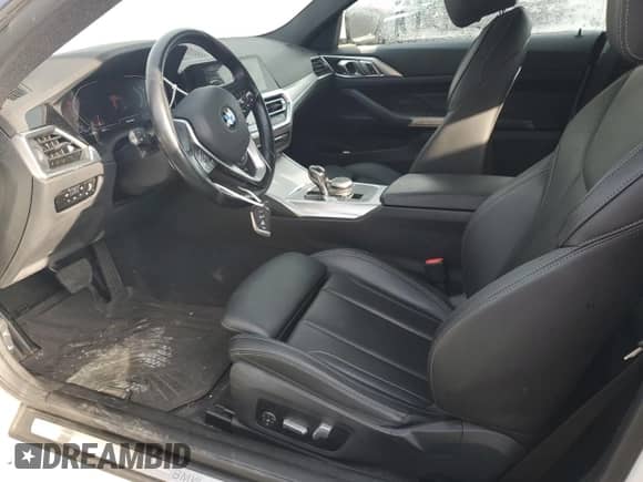 2023 BMW 4 Series 430i xDrive with VIN WBA73AP01PCM95171, listed as a Copart auction lot 83039954 with 22,881 mi miles and Salvage title. Bid and sale history available at DreamBid. Image 7.