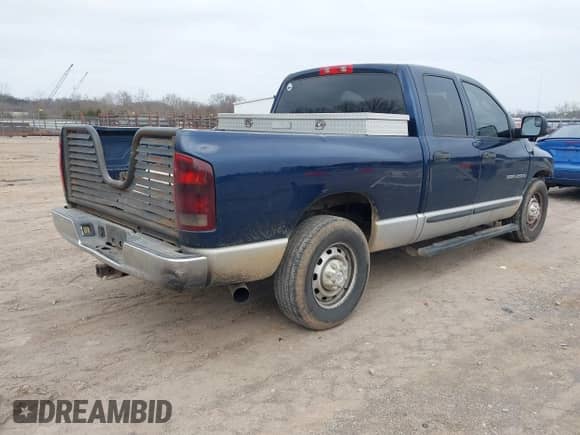 2005 Dodge 2500 SLT с VIN 3D7KR28C95G742978, выставлен на аукционе IAAI как лот 41281967 с пробегом 161 544 миль миль и . История ставок и продаж доступна на DreamBid. Изображение 4.