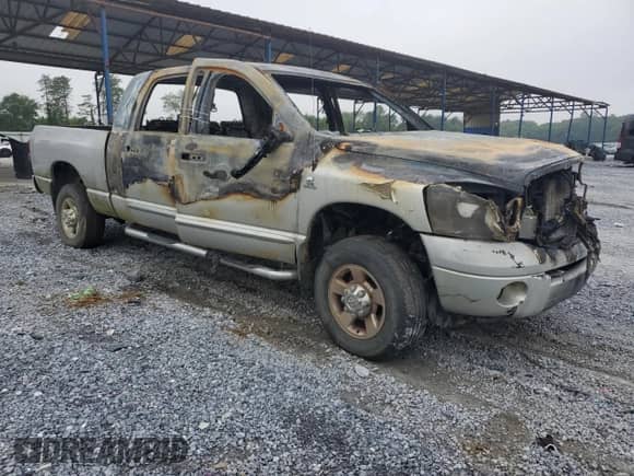 2007 Dodge 2500 Laramie with VIN 3D7KS29A77G808819, listed as a Copart auction lot 61750565 with Not provided miles and Non repairable. Bid and sale history available at DreamBid. Image 4.