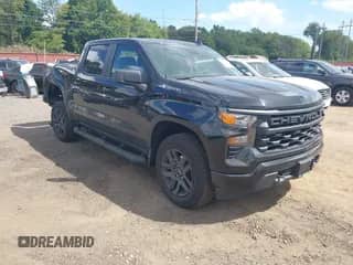 2025 Chevrolet Silverado 1500 Custom with VIN 1GCPKBEK3SZ133607, listed as a IAAI auction lot 43113218 with 11,794 mi miles and . Bid and sale history available at DreamBid. Image 1.