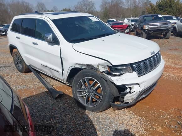 2022 Jeep Grand Cherokee Limited with VIN 1C4RJEBG4NC171643, listed as a IAAI auction lot 41440015 with 52,702 mi miles and . Bid and sale history available at DreamBid. Image 1.