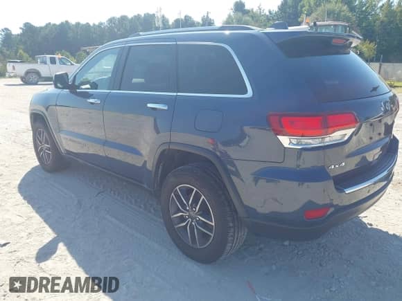 2020 Jeep Grand Cherokee Limited with VIN 1C4RJFBG5LC435827, listed as a IAAI auction lot 43163116 with 100,315 mi miles and . Bid and sale history available at DreamBid. Image 3.