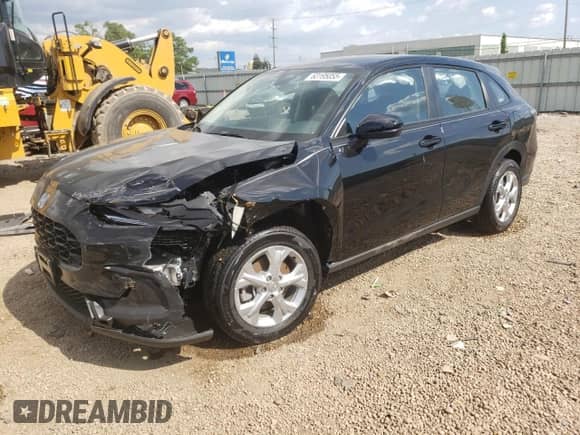 2025 Honda HR-V LX with VIN 3CZRZ1H37SM750541, listed as a Copart auction lot 63195055 with 6,594 mi miles and Salvage title. Bid and sale history available at DreamBid. Image 1.