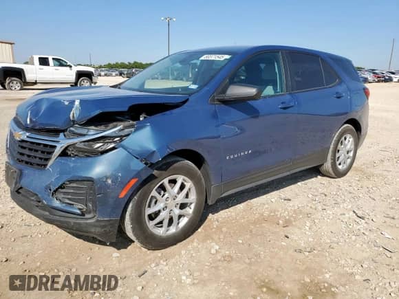 2024 Chevrolet Equinox LS с VIN 3GNAXHEG8RL179125, выставлен на аукционе Copart как лот 80371545 с пробегом 43 396 миль миль и Списание • Salvage title. История ставок и продаж доступна на DreamBid. Изображение 1.