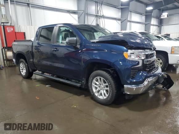2022 Chevrolet Silverado 1500 LT with VIN 1GCPDDEK1NZ621593, listed as a Copart auction lot 65178265 with 83,081 mi miles and Salvage title. Bid and sale history available at DreamBid. Image 4.