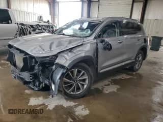 2020 Hyundai Santa Fe SEL with VIN 5NMS3CAD8LH209025, listed as a Copart auction lot 84396015 with 57,297 mi miles and Salvage title. Bid and sale history available at DreamBid. Image 1.