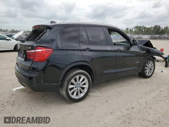 2016 BMW X3 sDrive28i with VIN 5UXWZ7C53G0T43507, listed as a Copart auction lot 55060905 with Not provided miles and Salvage title. Bid and sale history available at DreamBid. Image 3.