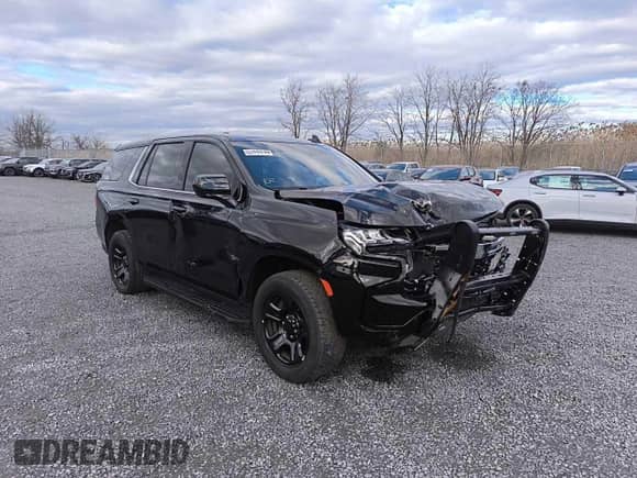 2022 Chevrolet Tahoe Commercial with VIN 1GNSKLED9NR309069, listed as a Copart auction lot 87458924 with 9,208 mi miles and Clean title. Bid and sale history available at DreamBid. Image 3.