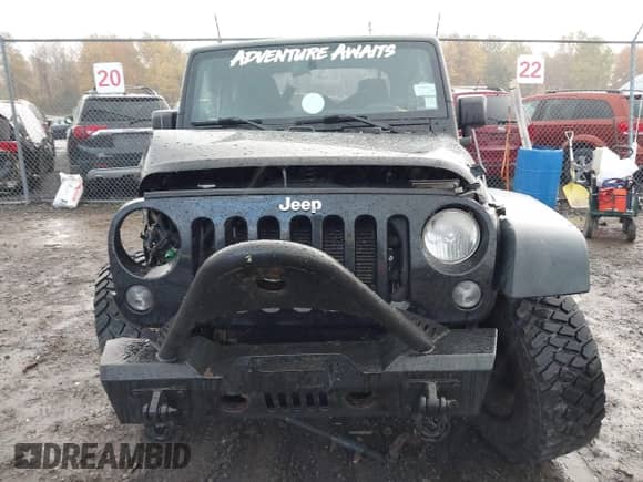 2014 Jeep Wrangler Sport z VIN 1C4AJWAG1EL327481, wystawiony jako IAAI lot #43527216 z przebiegiem 162 278 mil mil oraz . Historia ofert i sprzedaży dostępna na DreamBid. Obrazek 6.
