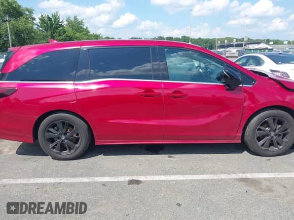 2023 Honda Odyssey Sport z VIN 5FNRL6H7XPB038432, wystawiony jako IAAI lot #42668748 z przebiegiem 28 642 mil mil oraz . Historia ofert i sprzedaży dostępna na DreamBid. Obrazek 12.